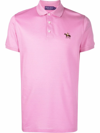 RALPH LAUREN PURPLE LABEL STANDING HORSE EMBROIDERED POLO SHIRT
