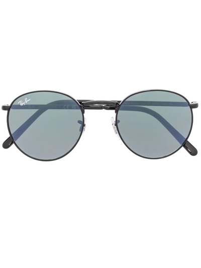 Ray Ban Round-frame Sunglasses In Schwarz