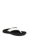Olukai Ohana Flip Flop In White