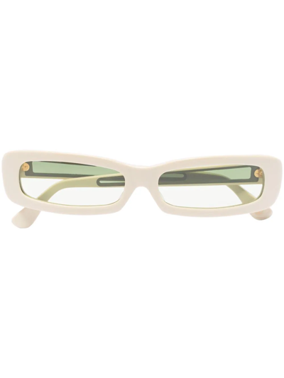 Undercover Rectangle-frame Tinted Sunglasses In Nude