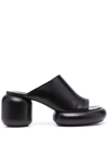 JIL SANDER BLOCK HEEL SANDALS