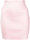 Alexander Wang Pink Polyester Mini Skirt In Pink