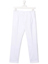 PAOLO PECORA ELASTICATED-WAIST TROUSERS