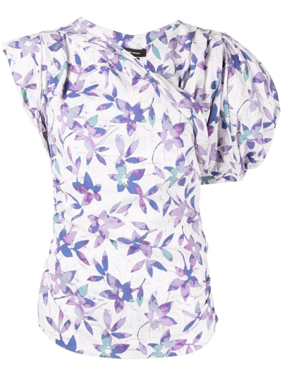 Isabel Marant Madinea Floral-print Blouse In Multi