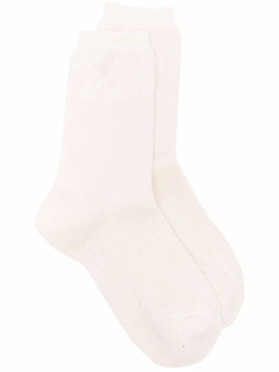 Jacquemus Les Chaussettes Bagnu Socks In White
