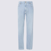 VERSACE LIGHT BLUE COTTON JEANS