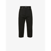 RICK OWENS BOLAN RAW-CUFF RELAXED-FIT JEANS