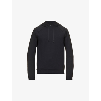 Lululemon City Regular-fit Stretch Cotton-blend Hoody In Classic Navy