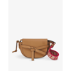 Loewe Mini Gate Dual Leather Shoulder Bag In Warm Desert