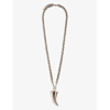 GIVENCHY HORN BRASS NECKLACE