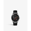 TAG HEUER TAG HEUER MENS MULTI-COLOURED SBR8010.BC6608 CONNECTED STAINLESS-STEEL AND LEATHER FITNESS WATCH,56464895