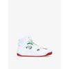 GUCCI GUCCI BASKET FAUX-LEATHER AND MESH HIGH-TOP TRAINERS 4-8 YEARS