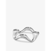 Georg Jensen Cobra Polished Stainless-steel Candlestick 20cm