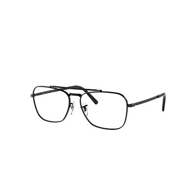 Ray Ban New Caravan Optics Eyeglasses Black Frame Clear Lenses Polarized 55-15