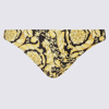 VERSACE BLACK AND GOLD SWIMMING TRUNKS