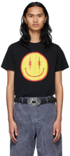 PHIPPS BLACK SMILEY T-SHIRT