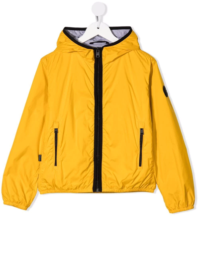 Woolrich Kids' Ryker Hooded Jacket In Yellow