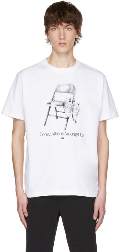 New Balance White Joe Freshgoods Edition Cotton T-shirt In Wht