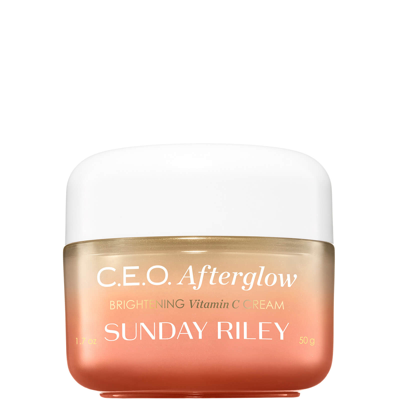 Sunday Riley C.e.o. Afterglow Brightening Vitamin C Cream 1.7 Oz-no Colour In Orange