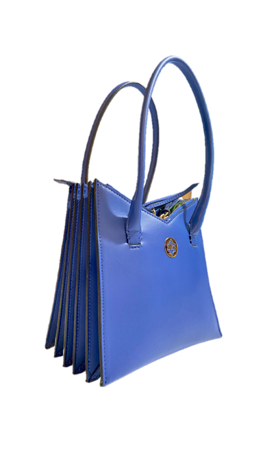 Sara Battaglia Tati Toy Tote In Blue