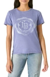 LUCKY BRAND LUCKY CREST CLASSIC CREWNECK GRAPHIC TEE