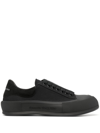 ALEXANDER MCQUEEN ALEXANDER MCQUEEN MEN'S BLACK COTTON SNEAKERS