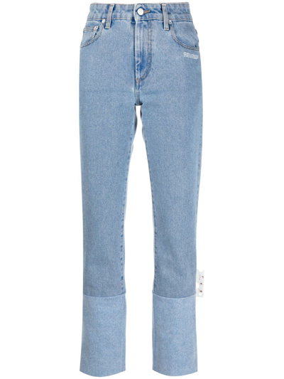 Off-white Off White Women's  Blue Cotton Jeans