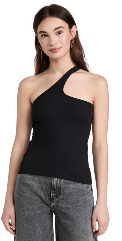 Beaufille Freya Ribbed Tank Top In Black