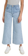 Triarchy Lone Ranger Two-toned Cropped Wide-leg Jeans In Two Tone