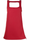 COURRÈGES OPEN-BACK MINI DRESS