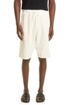 AMBUSH MONOGRAM COTTON BLEND SWEAT SHORTS