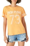 LUCKY BRAND PINK FLOYD ATHLETIC GRAPHIC TEE
