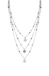 LOIS HILL LOVE LAYERED CHARM NECKLACE