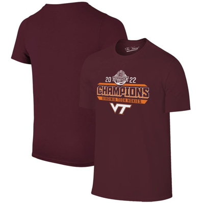 Retro Brand Basketball Conference Tournament Champions Locker Room T-shirt In Maroon