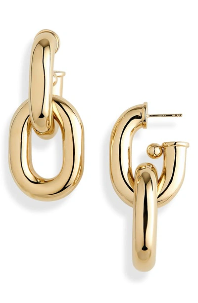 Rabanne Xl Link Drop Earrings In P710 Gold