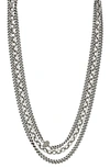 SHERYL LOWE TRIPLE LAYER CHAIN NECKLACE