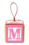Moschino Building Block Faux Leather Top Handle Bag In Fantasy Print