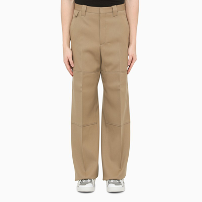 Lanvin Beige Straight-leg Trousers