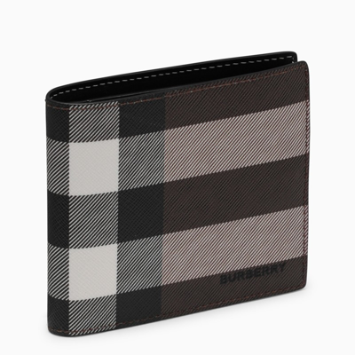 Burberry Wallet Small Continental In Brown