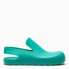 Bottega Veneta Rubber Platform Slingback Sandals In Light Blue