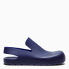 Bottega Veneta Blue Puddle Sling Back Rubber Sandals In Blue