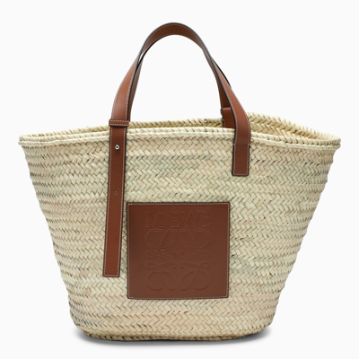 Loewe Natural Basket Large Shopping Bag In White