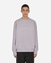Alyx Treated Logo Crewneck Sweater Lilac Cotton Oversized Sweater With Logo - Treated Logo Crewneck Sweat In Purple