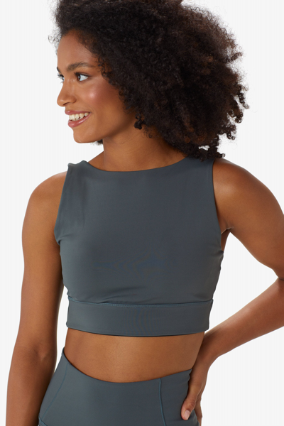 Lole Step Up High Support Sports Bra In Eucalyptus