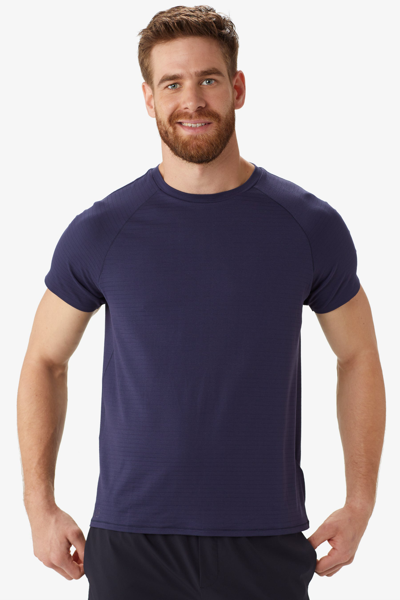 Lole Jasper Active Short Sleeve T-shirt In Navy