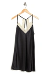 Flora By Flora Nikrooz Kit Matte Chemise In Black