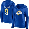 Fanatics Branded Matthew Stafford Royal Los Angeles Rams Player Icon Name & Number V-neck Pullover H In Royal