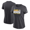 Nike Anthracite Los Angeles Rams Super Bowl Lvi Champions Local T-shirt In Anthracite