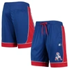 Starter Navy New England Patriots Throwback Fan Favorite Shorts In Royal