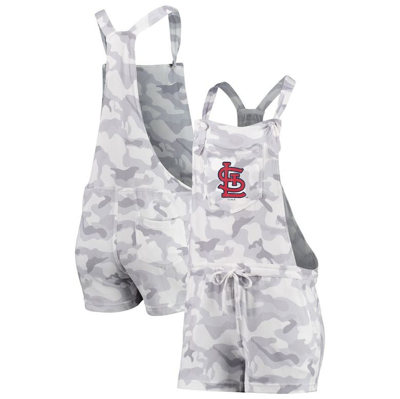Concepts Sport Gray St. Louis Cardinals Camo Overall Romper